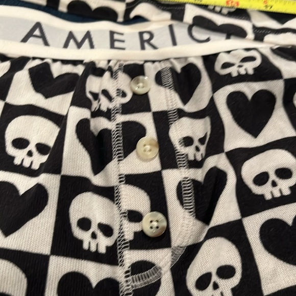 American Eagle 2 piece pajama set or loungewear size XL need I say more skulls - Picture 14 of 17
